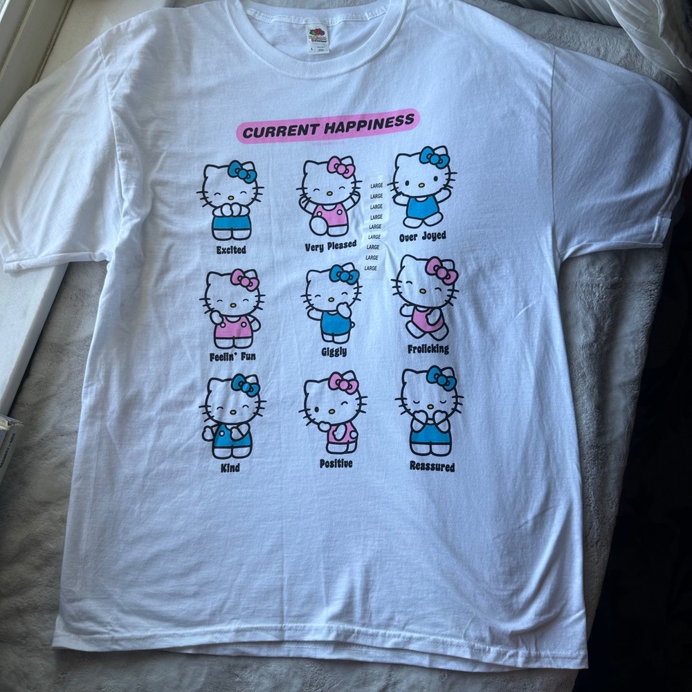 Kidcore Hello Kitty Mood Board Kawaii Sanrio Graphic Tee